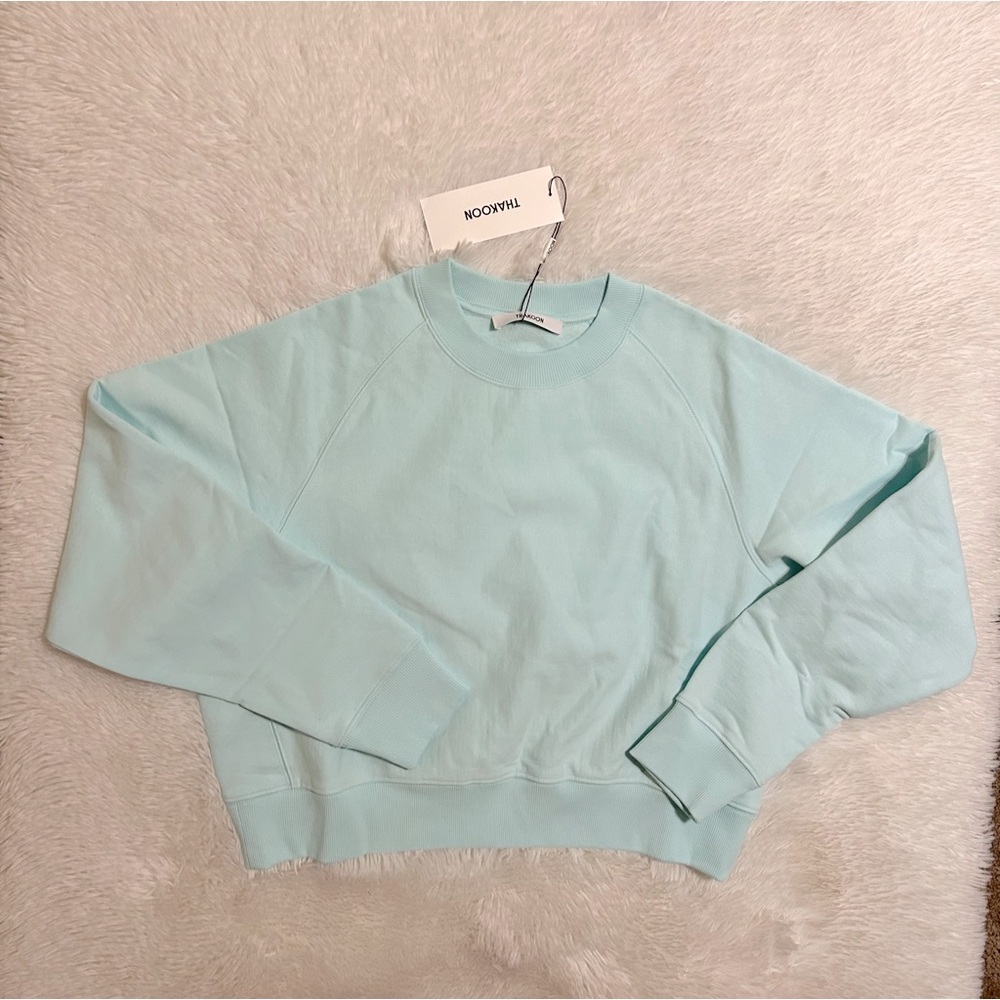 Thakoon Crewneck Fleece Lined  Sweatshirt